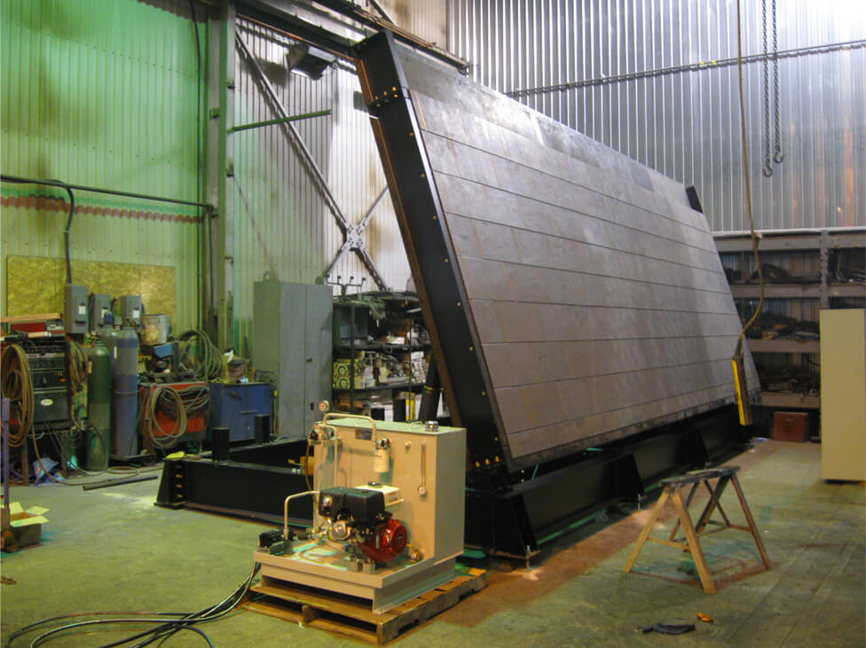 Industrial equipement in a facility